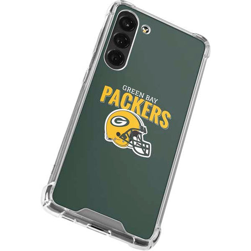 NFL Green Bay Packers Helmet Galaxy S24 FE Clear Case